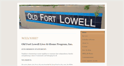 Desktop Screenshot of oldfortlowellliveathome.org